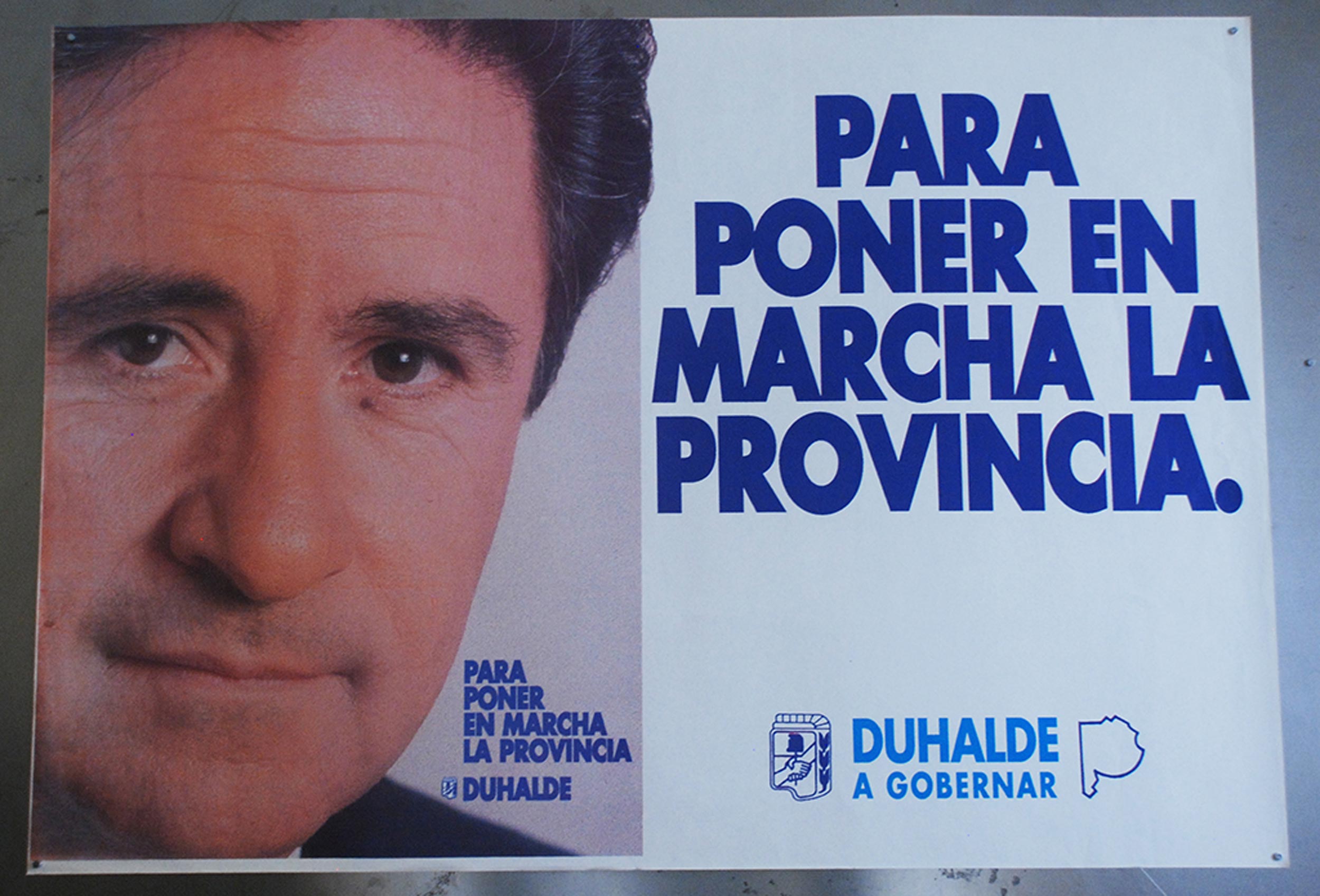 La gobernación de Eduardo Duhalde. El proyecto político que transformó la provincia de Buenos Aires*